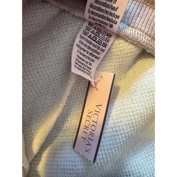 Victoria Secret Hoodie Shorts Set Size XL Soft Stretchy NWT $70 - Picture 11 of 13